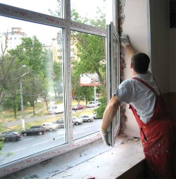 Установка пластикового окна ГОРОХОВЕЦ